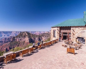 Grand Canyon Lodge porch