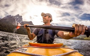 James Kaiser kayaking