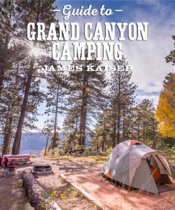 Camping at top of Grand Canyon