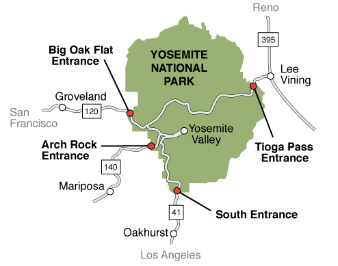 Yosemite Valley Campground Map Best Camping Near Yosemite National Park • James Kaiser