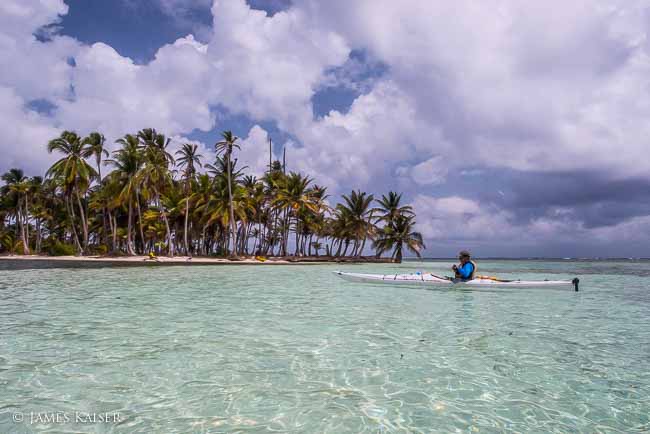 Kayking in Panama's San Blas Islands