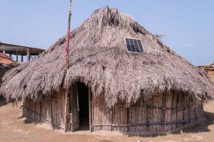 Kuna thatch hut, Isla Tigre