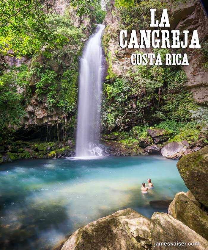 Căderea de apă La Cangreja, Rincon de la Vieja, Costa Rica