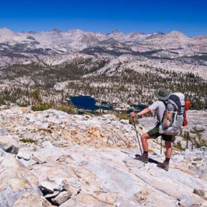 Backpacking above Red Devil Lake, Yosemite