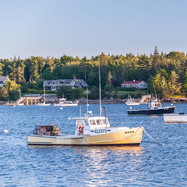 Lobster boats, Southwest Harbor, Maine • James Kaiser