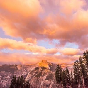 Sunset, Glacier Point, Yosemite