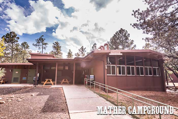 Mather Campground showers and laundry