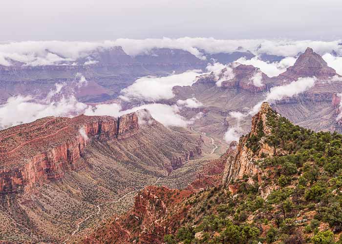 Clouds in Grand Canyon, Cape Final