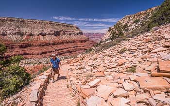 Grand Canyon hiking Hermit Trail
