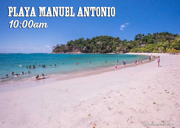 Playa Manuel Antonio, 10am
