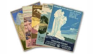 Vintage national park posters