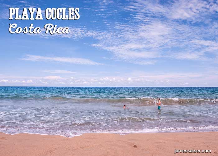 Playa Cocles shoreline, Costa Rica