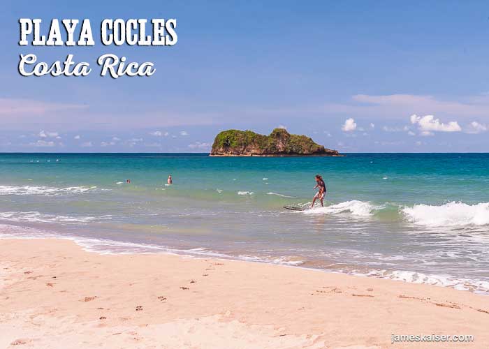Playa Cocles surfing, Costa Rica