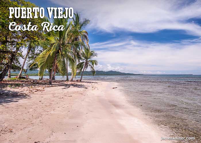 Puerto Viejo white sand beach, Costa Rica
