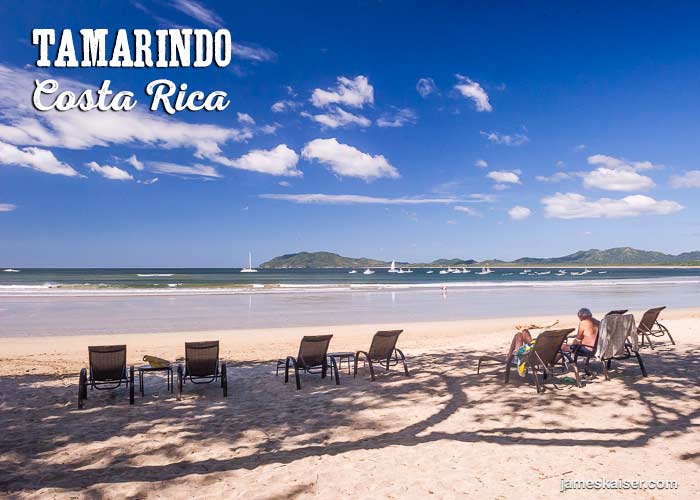 Tamarindo beach chairs, Costa Rica