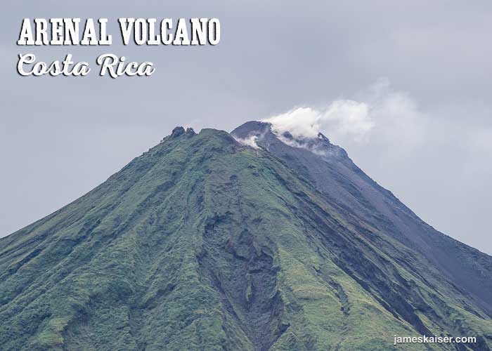 Peak of Arenal Volcano, Costa Rica
