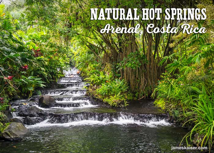 Natural hot spring near Arenal Volcano, Costa Rica