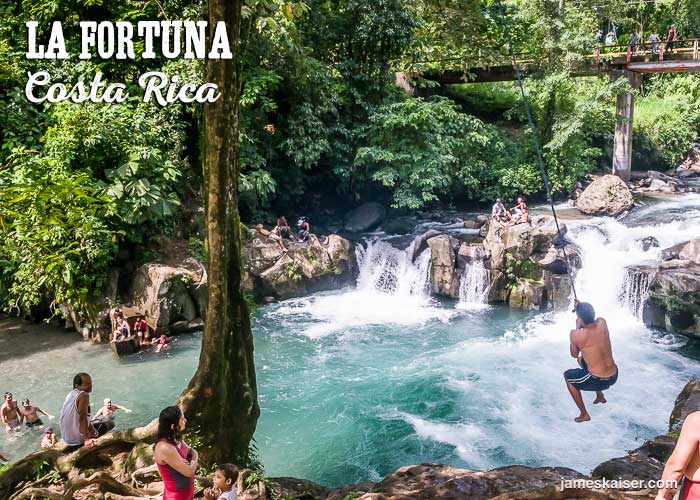 La Fortuna swimming hole, Costa Rica