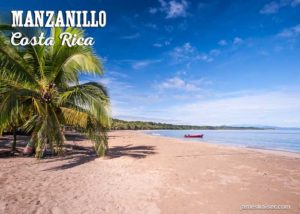 Manzanillo golden beach sand, Costa Rica