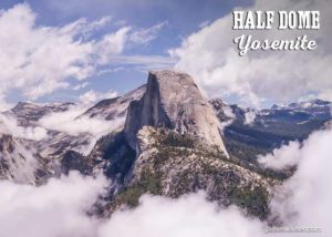 Half Dome clouds, Yosemite