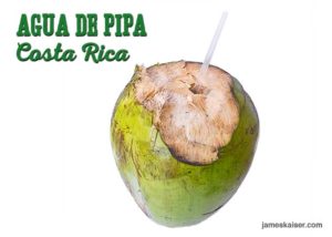 Agua de pipa, coconut water, Costa Rica