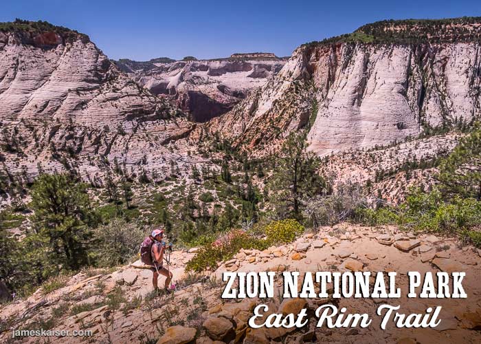 Zion East Rim Trail