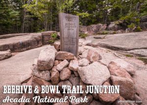 The Beehive and The Bowl Trail junction