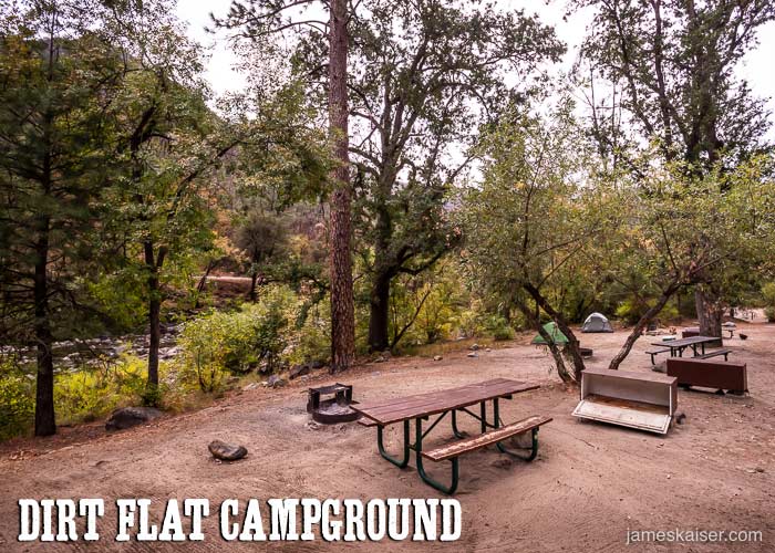 Dirt Flat Campground, Sierra National Forest