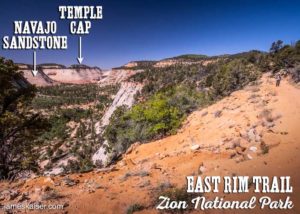 East Rim Trail, Zion National Park, Utah
