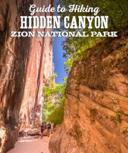Hiking Guide to Hidden Canyon, Zion National Park