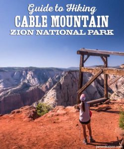 Hiking Cable Mountain, Zion National Park
