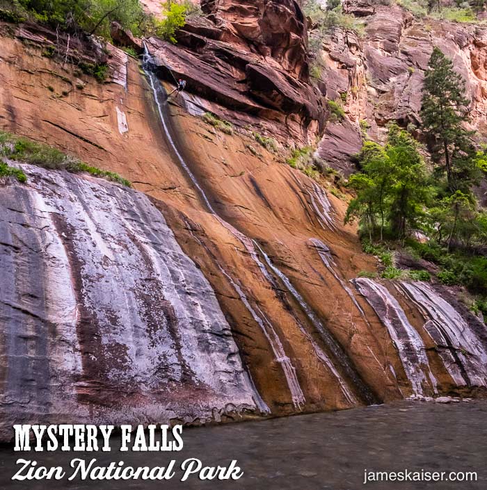 Mystery Falls, The Narrows, Zion National Park