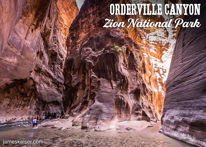 Orderville Canyon, Zion National Park