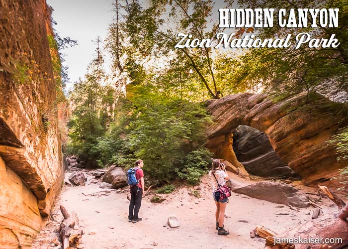 Rock arch, Hidden Canyon, Zion National Park