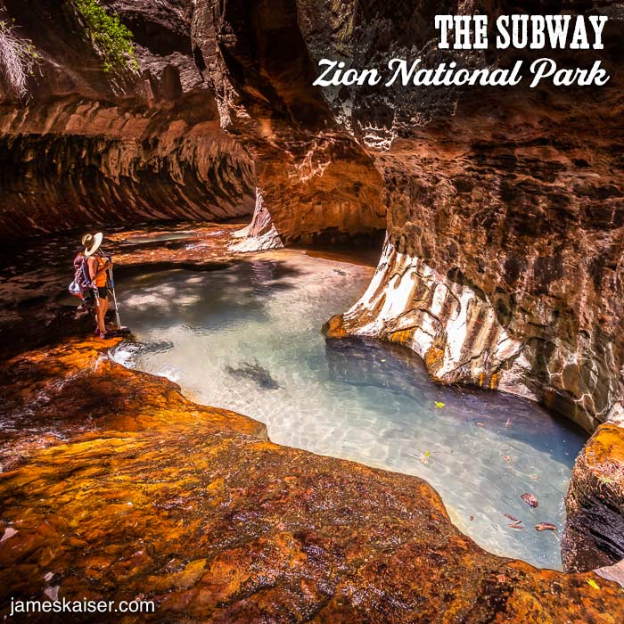 The Subway pools, Zion National Park