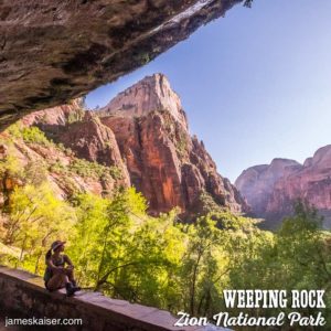 Weeping Rock, Zion Canyon, Utah