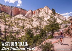 West Rim Trail, Telephone Canyon, Zion National Park