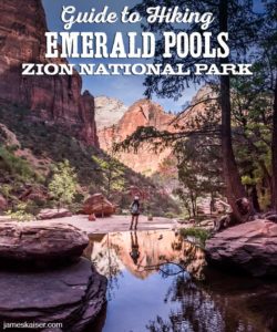 Guide to Hiking Emerald Pools, Zion National Park, Utah