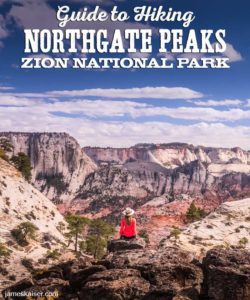 Hiking Northgate Peaks, Zion National Park, Utah