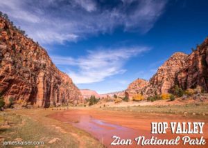 Hop Valley, Zion National Park, Utah