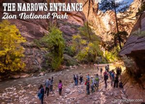 Start of The Narrows, Zion National Park