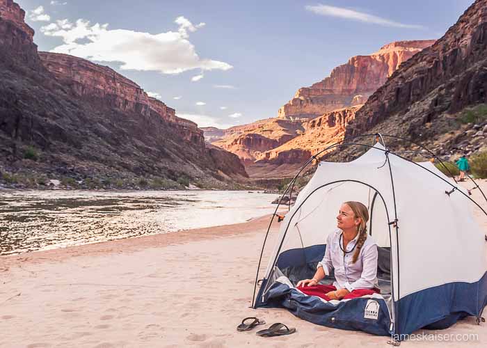 Gran Cañón, Camping en áreas remotas