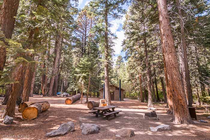 Campamento Big Bend cerca a Parque Nacional Yosemite
