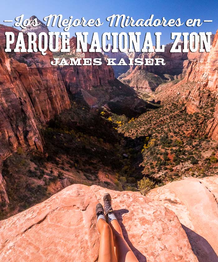 Los mejores miradores en el Parque Nacional Zion