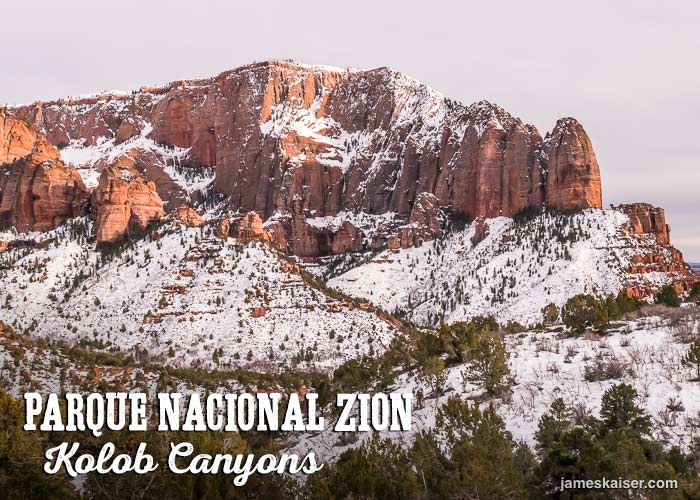Invierno en Kolob Canyons, Parque Nacional Zion