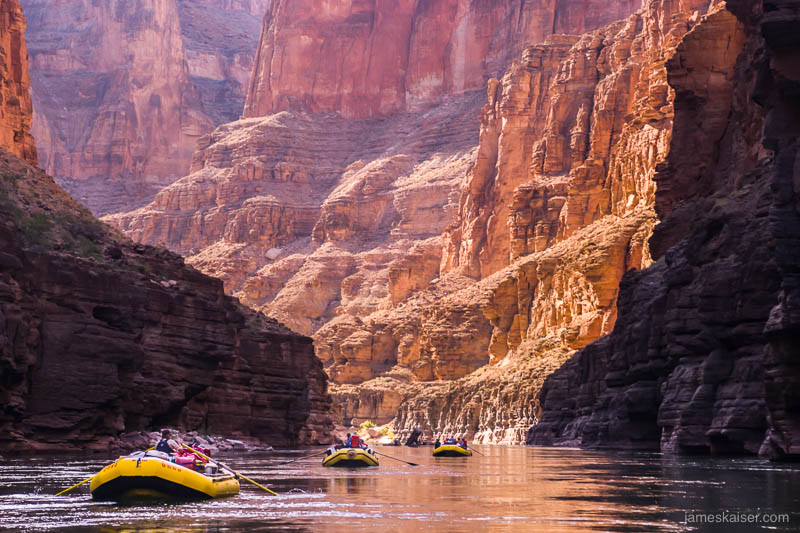 Rafting at Grand Canyon National Park