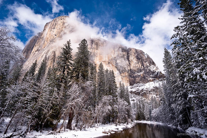 Winter in Yosemite National Park print