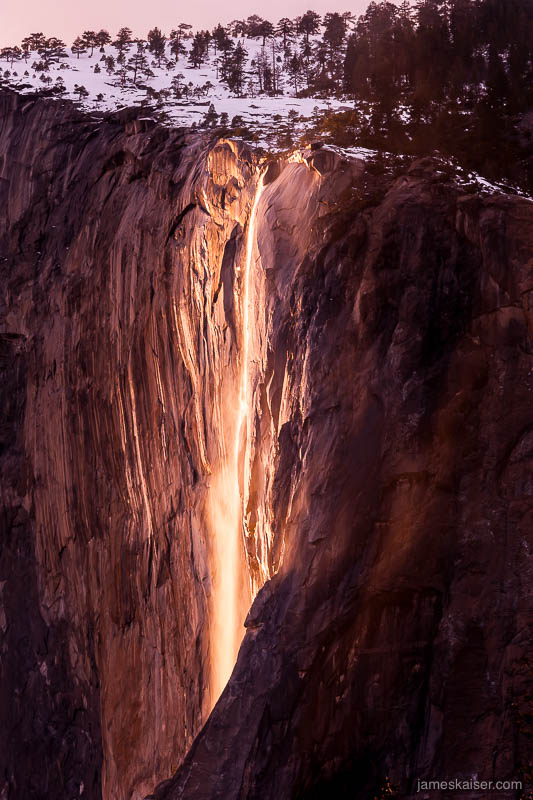 Yosemite Firefall Photo Print